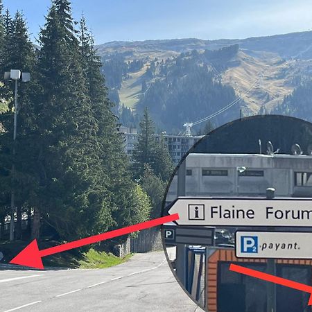 Flaine Forum L1 Cassiopee Mezzanine & Terrasse Екстериор снимка
